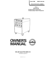 Miller ANALOG 300 Owner's manual