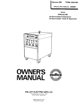 Miller JB489559 Owner's manual