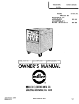 Miller ANALOG 300 Owner's manual