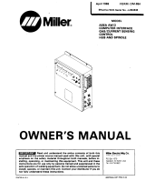 Miller ASEA ROBOT INTERFACE Owner's manual