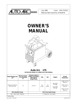 Miller AUTO ARC 175 Owner's manual