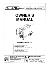 AUTO ARC AUTO ARC 255 Owner's manual