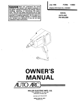 Miller AUTO ARC PIN WELDER Owner's manual