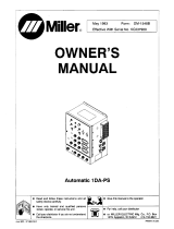 Miller AUTOMATIC 1DA-PS Owner's manual