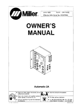 Miller AUTOMATIC 2A Owner's manual