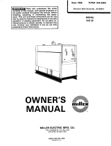 Miller JG125512 Owner's manual