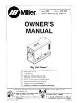 Miller BIG 30A DIESEL Owner's manual
