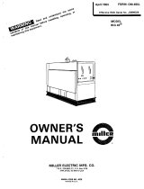 Miller JD698329 Owner's manual
