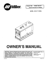 Miller Big 40 Diesel Owner's manual