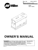 Miller JJ499154 Owner's manual
