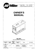 Miller Big 40G Owner's manual