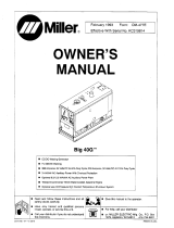 Miller Big 40G Owner's manual
