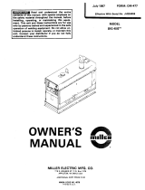 Miller JH234459 Owner's manual