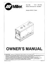 Miller KC246507 Owner's manual