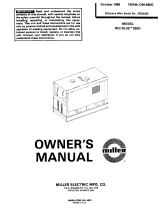 Miller BIG BLUE 250D Owner's manual