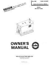 Miller BIG BLUE 250D Owner's manual