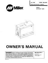 Miller BIG BLUE 400D (DEUTZ 912) Owner's manual