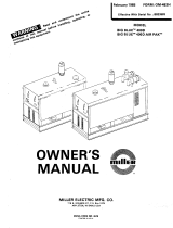 Miller JE823583 Owner's manual