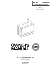 Miller JB572215 Owner's manual