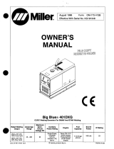Miller BIG BLUE 401DXQ CE Owner's manual