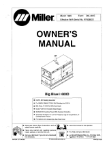 Miller Big Blue 600D Owner's manual