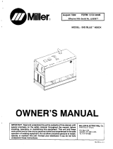 Miller BIG BLUE 600DX Owner's manual