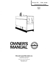 Miller HK274644 Owner's manual