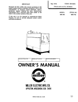 Miller HE768533 Owner's manual