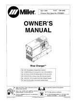 Miller BLUE CHARGER Owner's manual