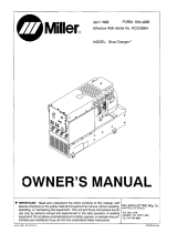 Miller BLUE CHARGER Owner's manual