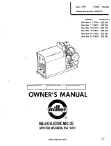 Miller HH029316 Owner's manual