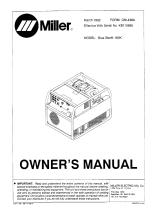 Miller KB110695 Owner's manual