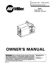 Miller JJ420471 Owner's manual