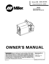 Miller BLUE STAR 2E Owner's manual