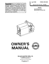 Miller JF919666 Owner's manual