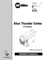 Miller BLUE THUNDER 253/343/403/443 CE Owner's manual