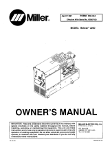 Miller BOBCAT 225D Owner's manual