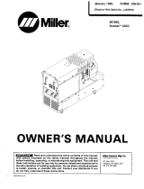 Miller JJ495555 Owner's manual