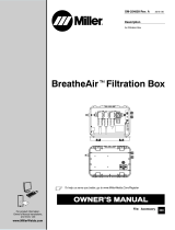 Miller BREATHEAIR FILTRATION BOX Owner's manual