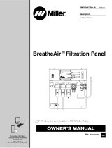 Miller BREATHEAIR FILTRATION PANEL Owner's manual