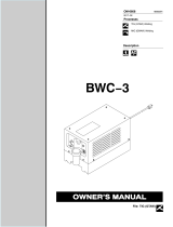 Miller BWC-3 Owner's manual