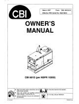 Miller CBI 801D NSPR 10202 Owner's manual