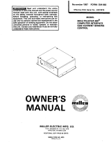 Miller COMPUTER INTERFACE MR- Owner's manual