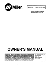 Miller COMPUTER INTERFACE NSPR 8933 AND 9184 Owner's manual
