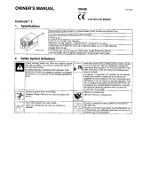 Miller KK251504 Owner's manual