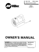 Miller Coolmate 4 Owner's manual