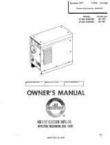 Miller HG044019 Owner's manual