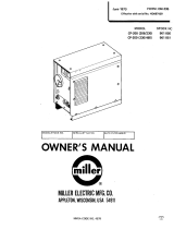 Miller HD687439 Owner's manual