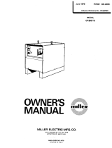 Miller HK228500 Owner's manual