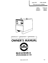 Miller CP-300TS Owner's manual